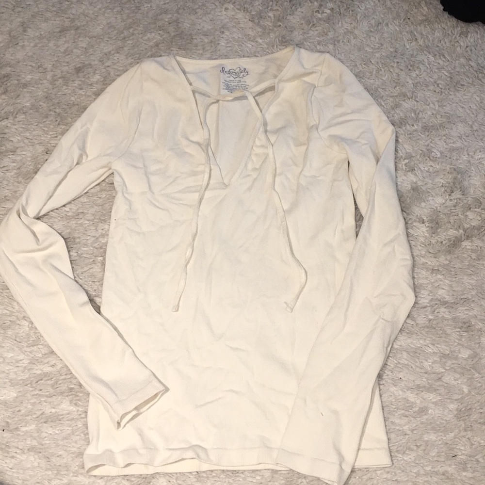 Ribbed free people long sleeve